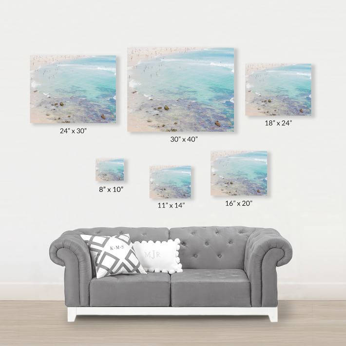 Minted® Bondi Canvas Art By Krissy Bengtson Pottery Barn Teen