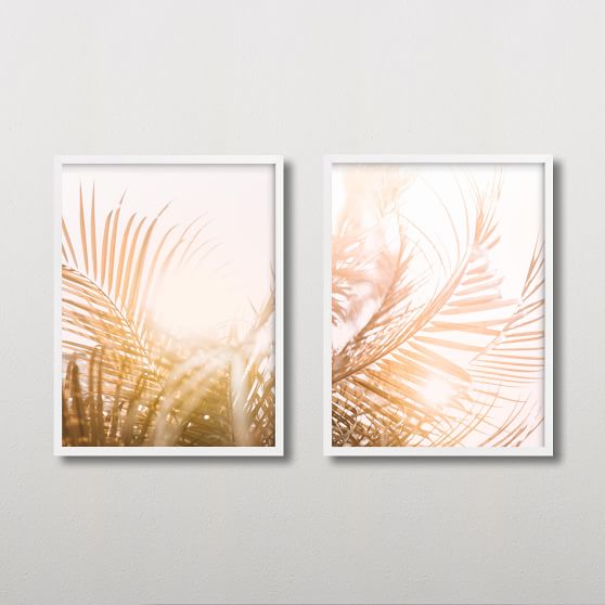 Minted® Pretty Palms Framed Art by Kamala Nahas Pottery Barn Teen