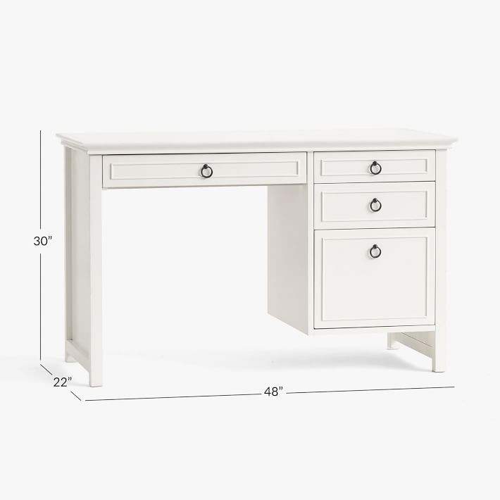 Customize-It Simple Storage Pedestal Teen Desk