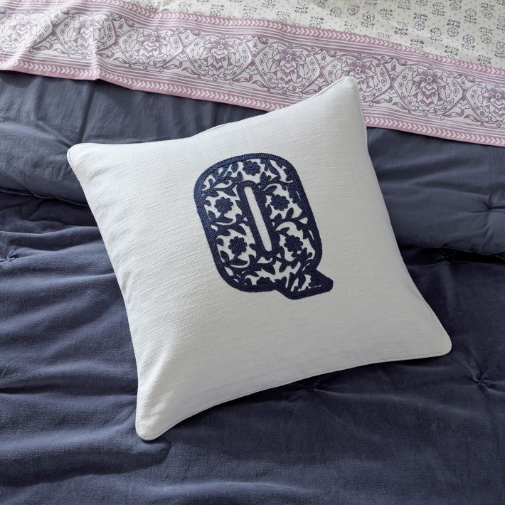 Garden Monogram Pillow Cover