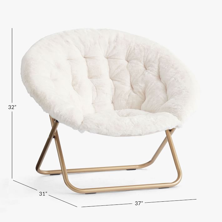 Polar Bear Ivory Donut Round Lounger