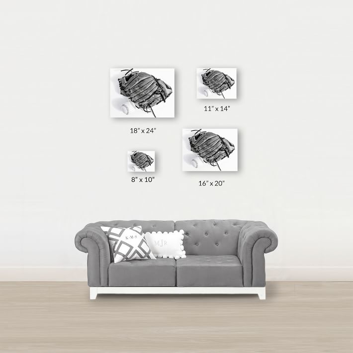 Minted® Ball Game Canvas Art by Lindsay Kelly Art Pottery Barn Teen