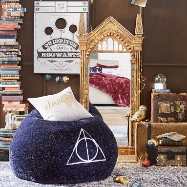 Harry Potter™ Deathly Hallows™ Bean Bag Chair | Pottery Barn Teen