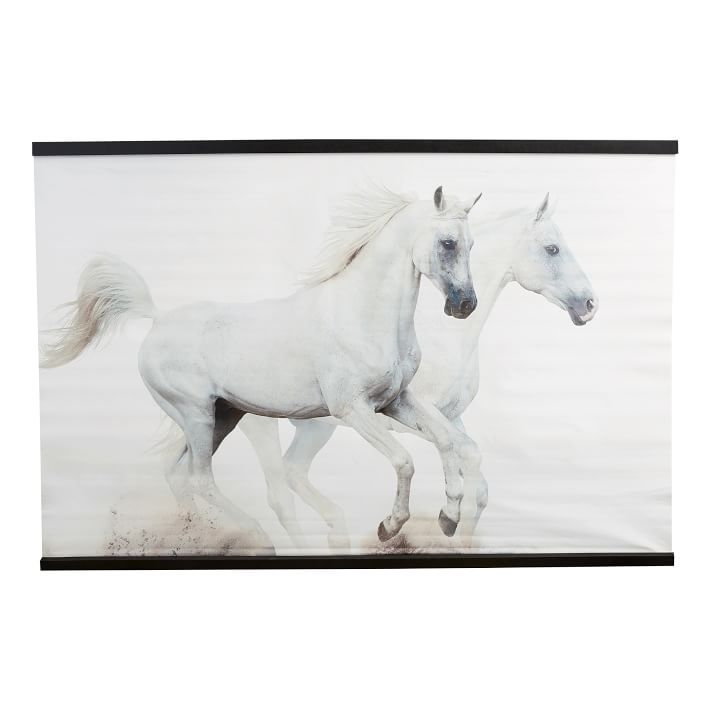 Western Bench Pad, White Horse Silhouettes Symbolic Animal in Western  Culture Vintage Nature Artwork, HR Foam Cushion with Decorative Fabric  Cover, 45 x 15 x 2, Tan White, by Ambesonne 
