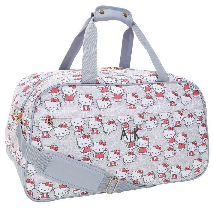 Under One Sky Unicorn Kitty Cat Duffle Tote Travel Gym Bag With Charm 15X  12