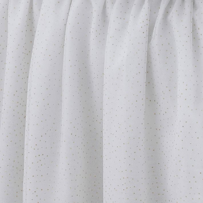 Gold Tulle Girls' Bed Skirt | Pottery Barn Teen