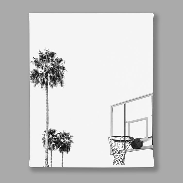 Minted® Hoops and Palms Canvas Art by Irene Suchocki Pottery Barn Teen