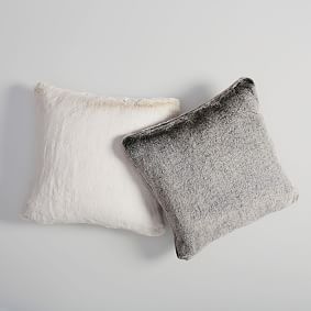 Faux Fur Chinchilla Pillow Cover