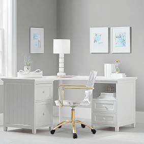 Teenage desk discount and chair set