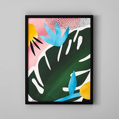 Minted® Tropical Palm Framed Art by Jessica Corliss | Pottery Barn