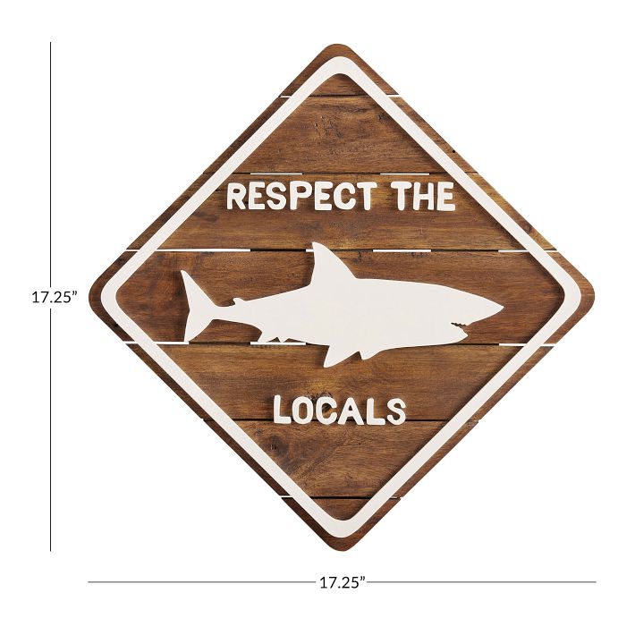 Reclaimed Wood Surf Art Sign Pottery Barn Teen