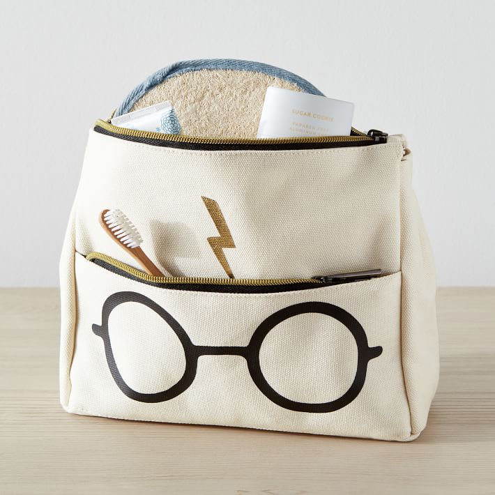 Harry Potter Glasses and Scar' Hemp Carry All Pouch