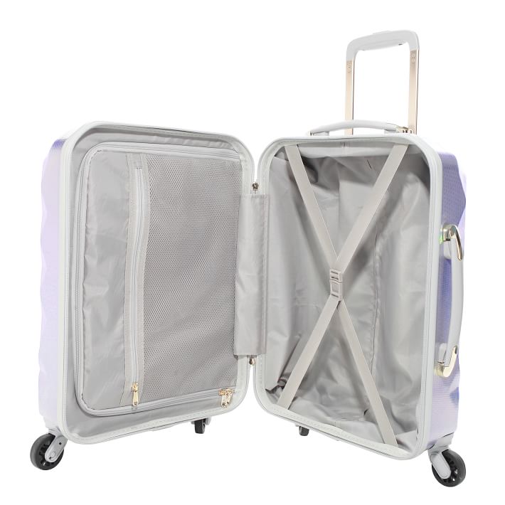 Luxe Hard-Sided Blush Carry-on Spinner, Teen Luggage