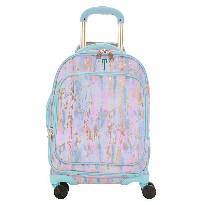 Mackenzie Bright Pink Solid Hard-Sided Spinner Luggage