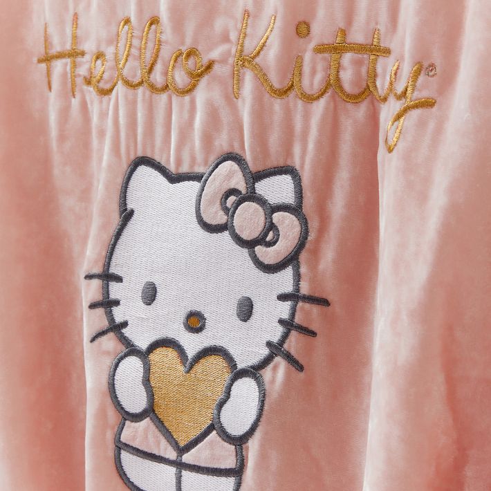 Hello Kitty® Metallic Velvet Robe | Pottery Barn Teen