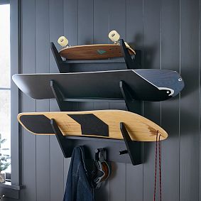 Morgan Wall Shelf with Hooks