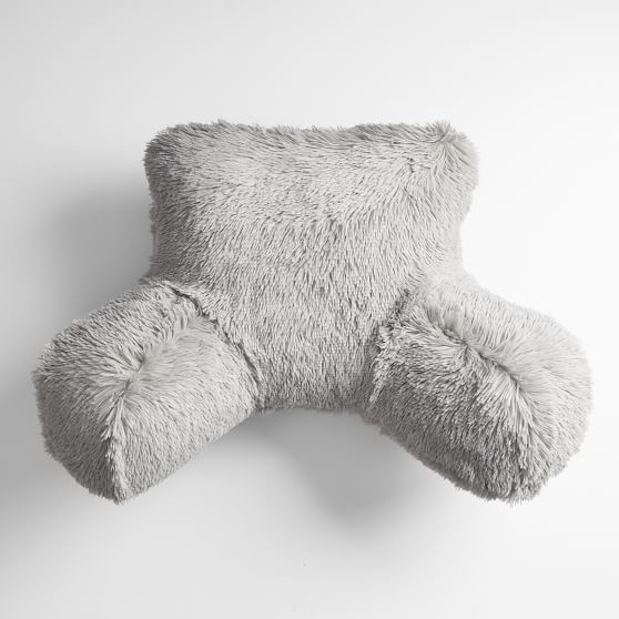Fluffy Luxe FauxFur Backrest Pillow Cover Pottery Barn Teen