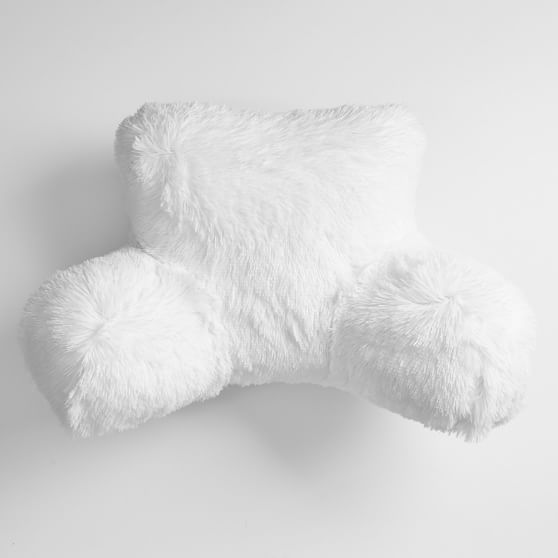 Fluffy Luxe FauxFur Backrest Pillow Cover Pottery Barn Teen