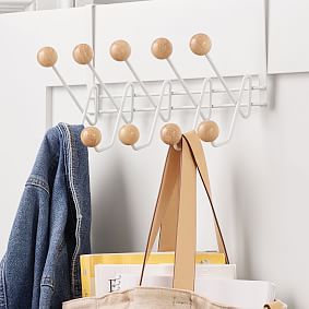 Over-the-Door Multi Hook Rack | Pottery Barn Teen