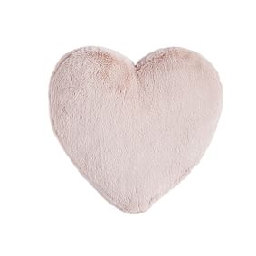 Faux-Bunny Fur Heart Pillow | Pottery Barn Teen