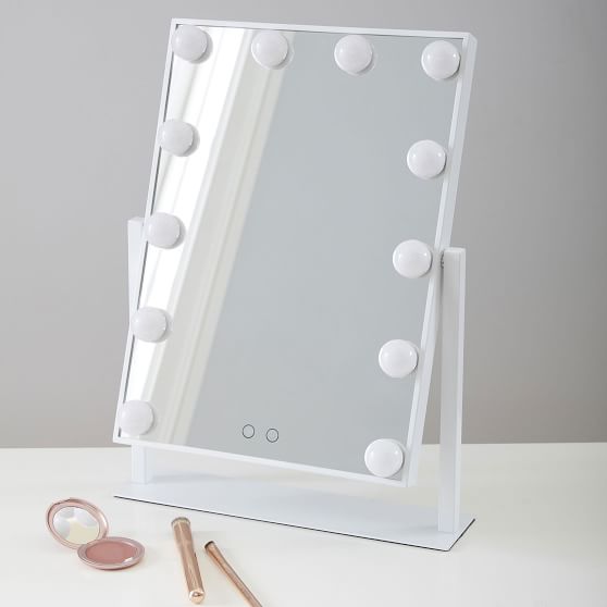 Get Ready Marquee Beauty Mirror Pottery Barn Teen   Get Ready Marquee Beauty Mirror C 