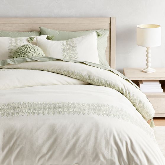 Indira Jacquard Duvet Cover Pottery Barn Teen