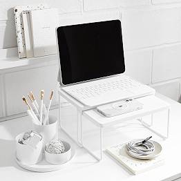 Naumann – modern set of desk accessories made of aluminium