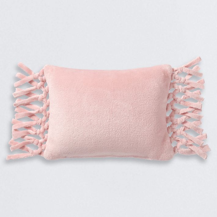 Bohemian Fringe Plush Pillow