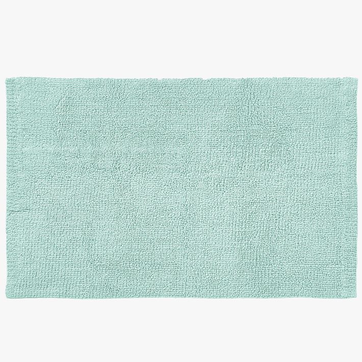 The Organic Company Big Waffle Bath Mat - Dark Blue