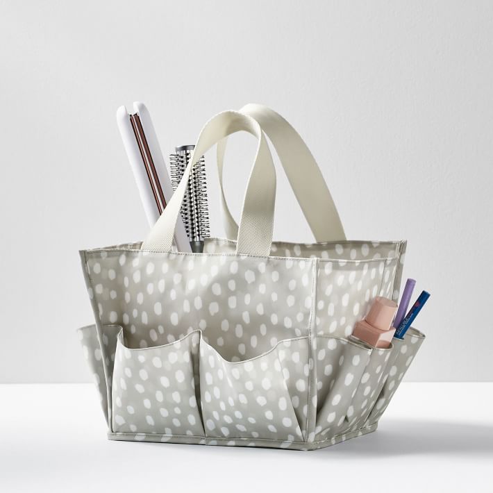 west elm x pbdorm Recycled Brushstroke Shower Caddy Pottery Barn Teen