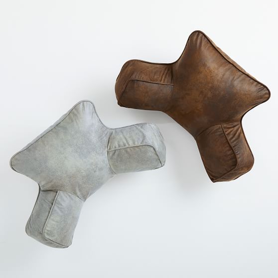 FauxSuede Backrest Pillow Cover Pottery Barn Teen