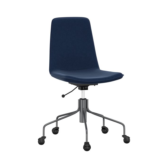 Modern Slope Upholstered Swivel Office Chair