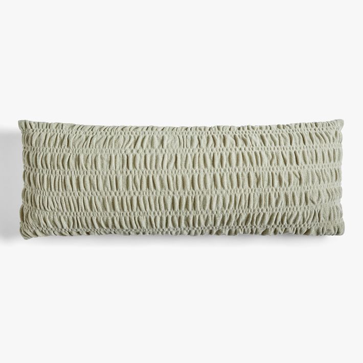 Geometric Chenille Extra Long Lumbar Pillow — The ReBorn House