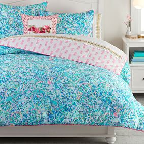 Lilly Pulitzer Pineapple Party Comforter | Pottery Barn Teen