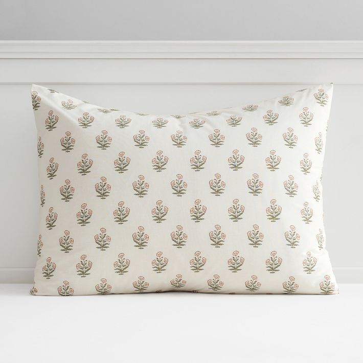FINAL SALE Sham Flower Row Lilac