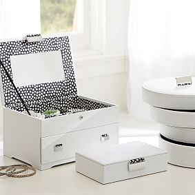 Small Classic Jewelry Storage Box | Pottery Barn Teen