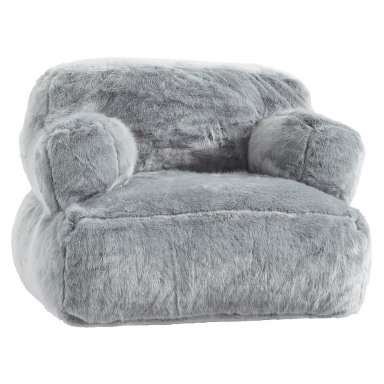 Eco Lounger, Iced FauxFur Quarry Pottery Barn Teen