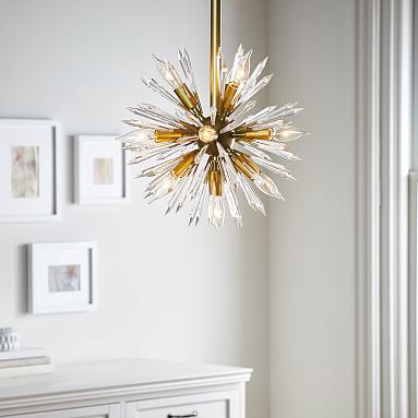 Starburst Flower Bedroom Pendant Light | Pottery Barn Teen