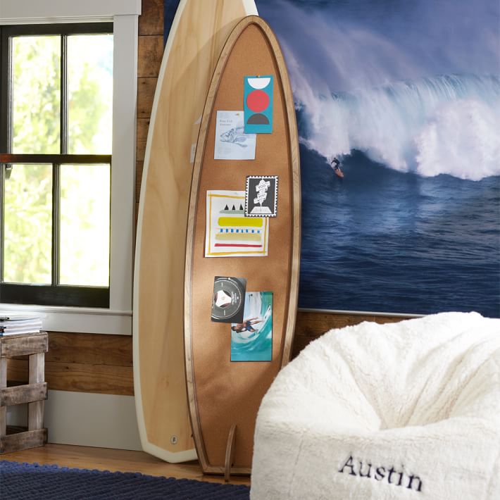 Surfboard Corkboard | Wall Organizers | Pottery Barn Teen