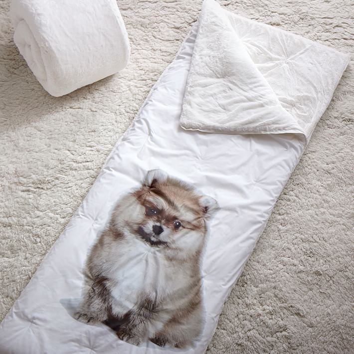 Party Dogs Sleeping Bag, Pomeranian