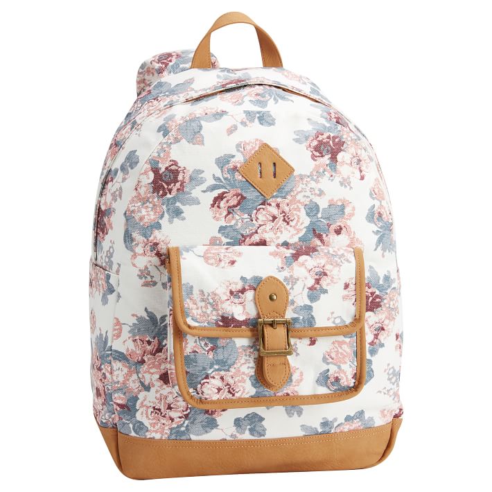 Vintage floral on sale rucksack
