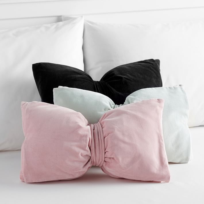 Emily &amp; Meritt Velvet Bow Pillows