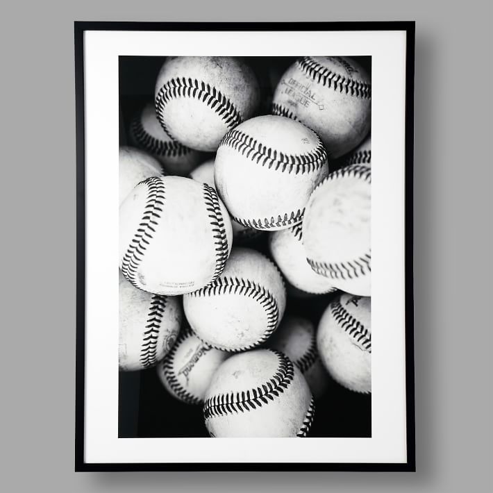 Play Ball Framed Art by Minted® | Wall Prints | Pottery Barn Teen