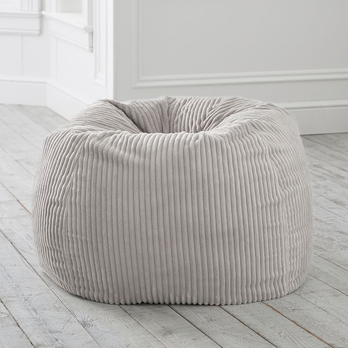 Light gray cheap bean bag chair