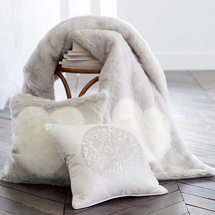 St. Jude Metallic Inspiration Pillow Cover Teen Throw Pillows