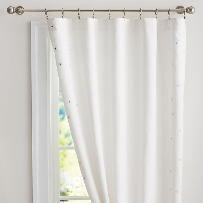 Linen Mirror Curtain