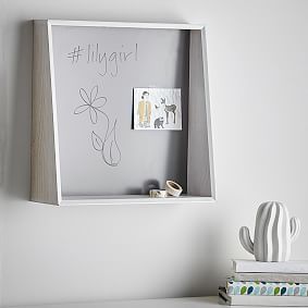 Frameless Dry Erase Board Wall Mounted with Smooth Rounded Corners and  Installation Hardware (18 Tall x 24 Wide)