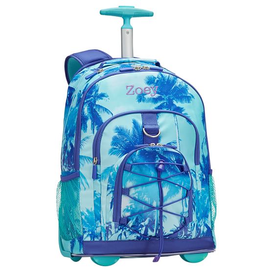 Multi Palms Rolling Backpack For Teens Pottery Barn Teen