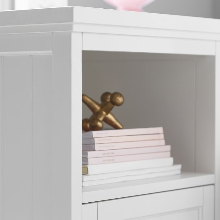 Beadboard Smart™ Storage Hutch Desk