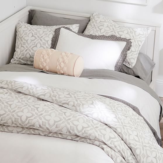 CrochetTrim Girls Duvet Cover Pottery Barn Teen